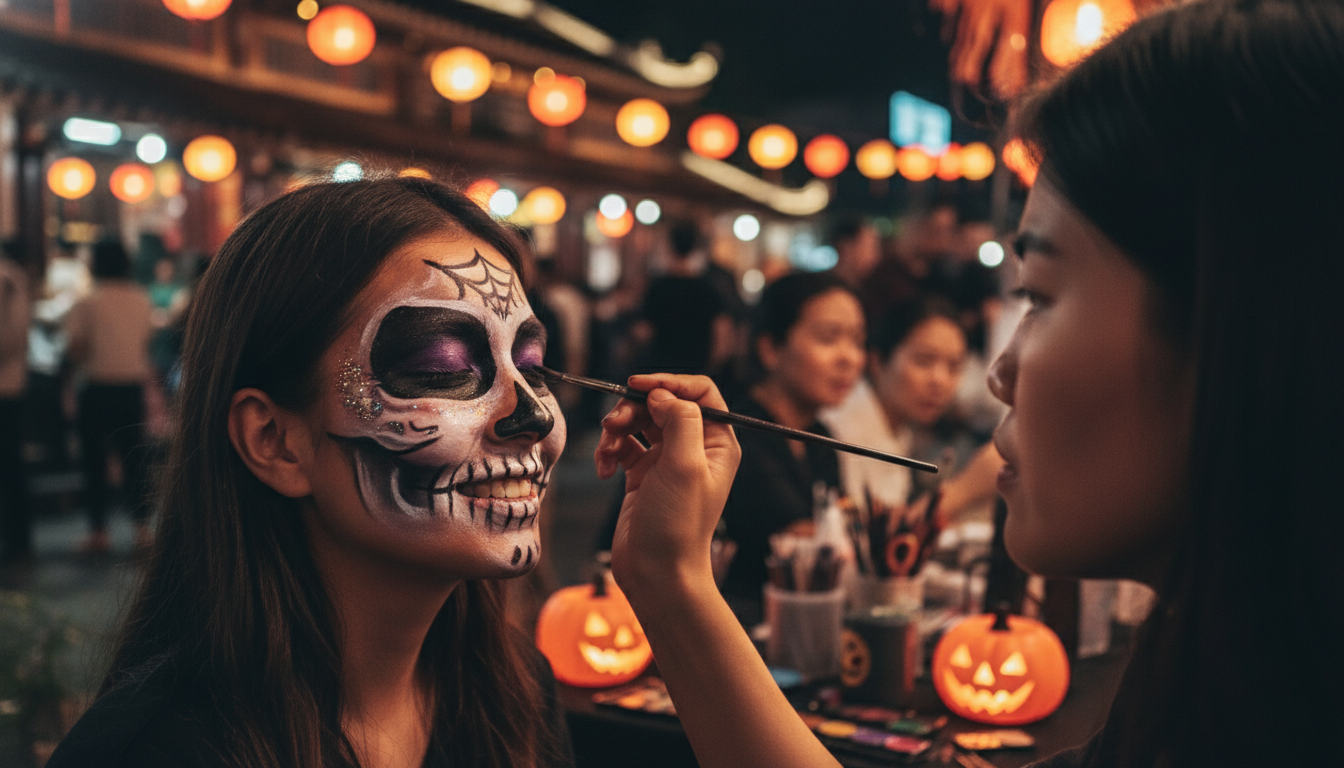 Dịch Vụ Vẽ Mặt Halloween Tại Tân Bình. Ảnh 2 Dịch Vụ Vẽ Mặt Halloween Tại Tân Bình. Ảnh 2